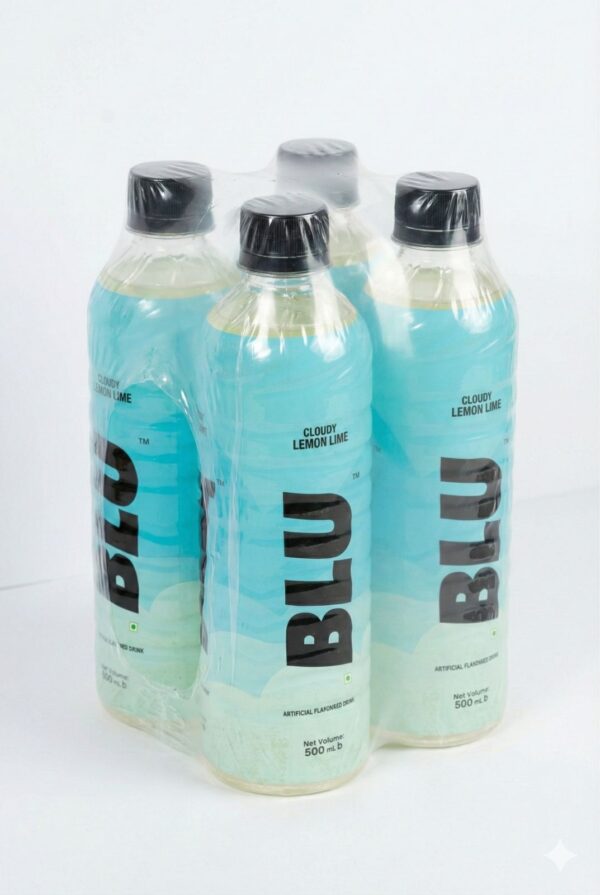 BLU Cloudy Lemon Lime Flavoured Drink (Pack of 4)