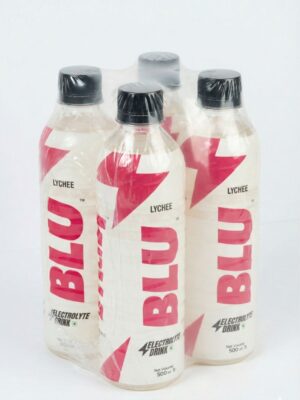BLU Lychee Electrolyte Drink (Pack of 4)